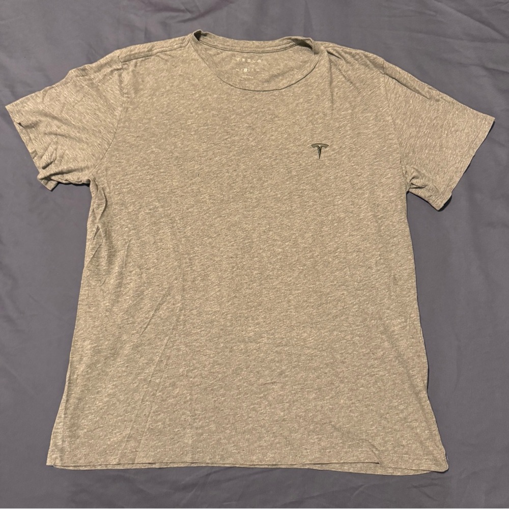 Gray Tesla T-Shirt